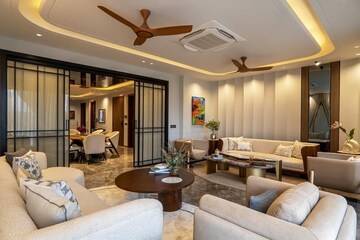 Living Room in 5 BHK Apartment at Lodha The Park, Worli – for Sale