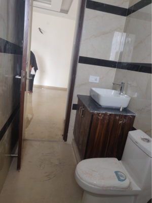 Bathroom in 2 BHK Builder Floor at Gupta Awas, Sushant Lok I – for Rent