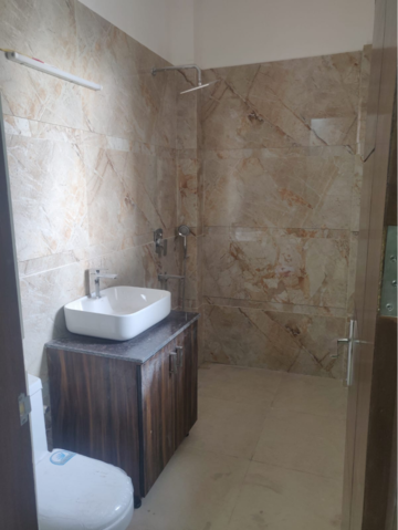 Bathroom in 2 BHK Builder Floor at Gupta Awas, Sushant Lok I – for Rent