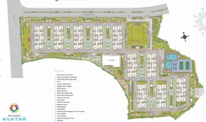 Master Plan in 2 BHK Apartment at My Home Avatar, Gachibowli – for Sale