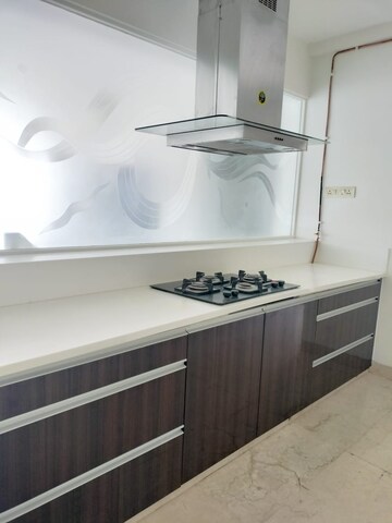 Kitchen in 3 BHK Apartment at Dheeraj Celestial, Bandra West – for Rent