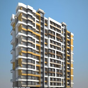 1 BHK Apartment – Exterior View View at Mangalmurti Sapphire, Thakurli - for Rent