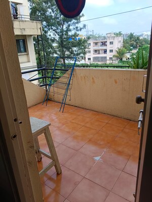 Balcony in 2 BHK Apartment at Bora Planet, Pimple Nilakh – for Rent