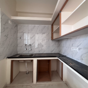 Kitchen in 1 BHK Apartment at SSV Residency Kondapur, Masjid Banda – for Rent