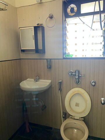 Bathroom in 2 BHK Apartment at Lalani Residency, Kavesar – for Rent