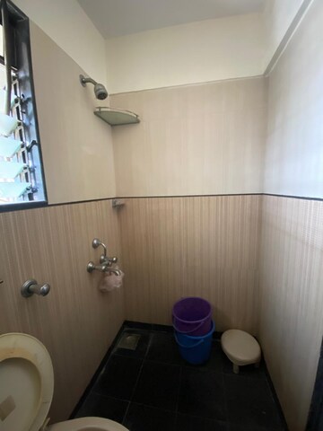 Bathroom in 2 BHK Apartment at Lalani Residency, Kavesar – for Rent