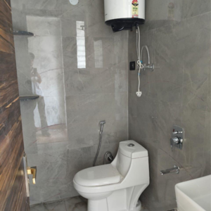 Bathroom in 1 BHK Builder Floor at Chattarpur – for Rent