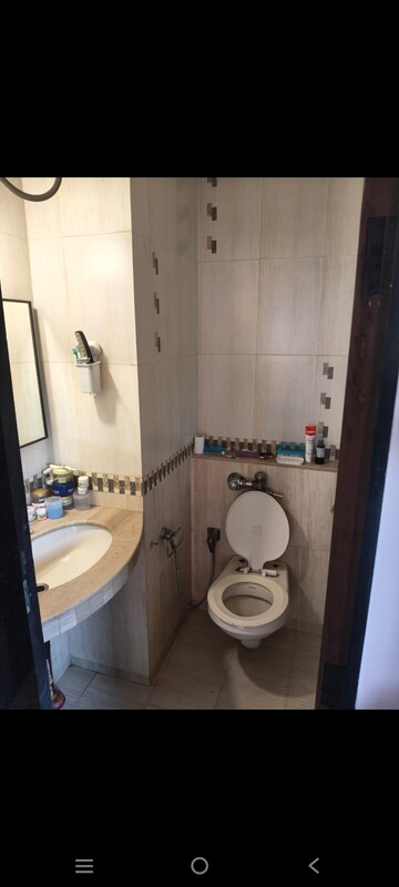Bathroom in 3 BHK Apartment at Samartha Aangan, Andheri West – for Rent