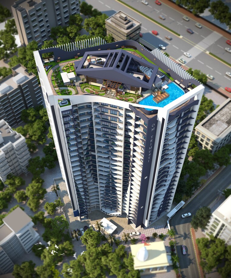 Exterior View, je-and-vee-om-trimurti 3 Bedroom 941 Sq.Ft. Apartment In Malad East Mumbai 9464460