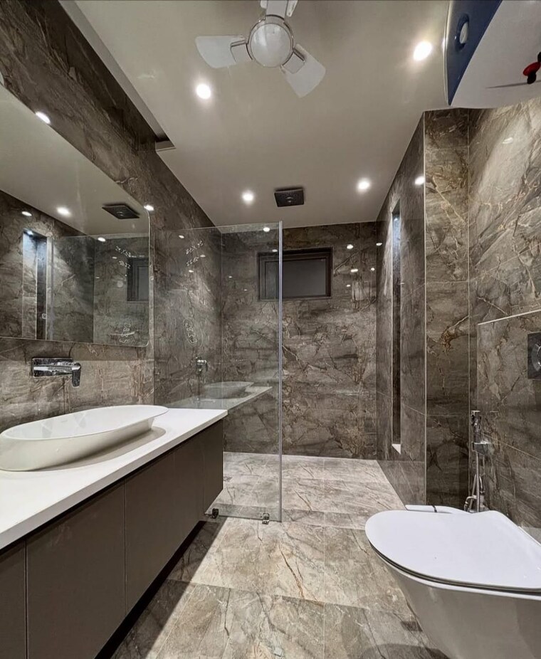 Attached Bathroom, bp-homes 4 Bedroom 500 Sq.Yd. Builder Floor In Sector 85 Faridabad 9464620