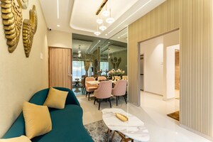 Living Room in 1 BHK Apartment at Saiyogi Sai Residency, Kharghar – for Sale