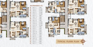 Floor Plan in 2 BHK Apartment at Patighanpur – for Sale