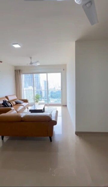 Living Room in 3 BHK Apartment at Indiabulls One Indiabulls, Pokhran Road No Two – for Rent