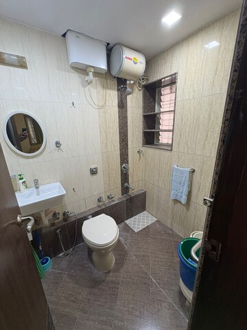 Bathroom in 2 BHK Apartment at Premal Apartment, Santacruz West – for Rent