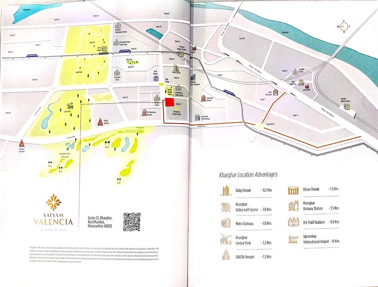 Map Location, arham-satyam-valencia 3 Bedroom 1337 Sq.Ft. Apartment In Kharghar Navi Mumbai 9464807