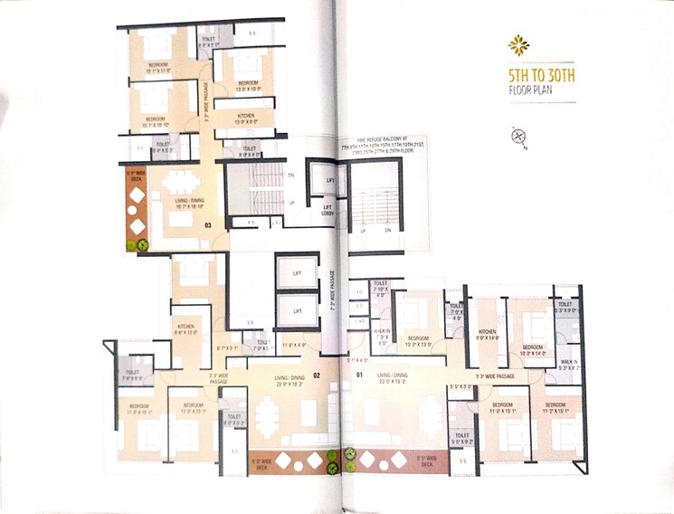 Floor Plan, arham-satyam-valencia 4 Bedroom 1126 Sq.Ft. Apartment In Kharghar Navi Mumbai 9464870