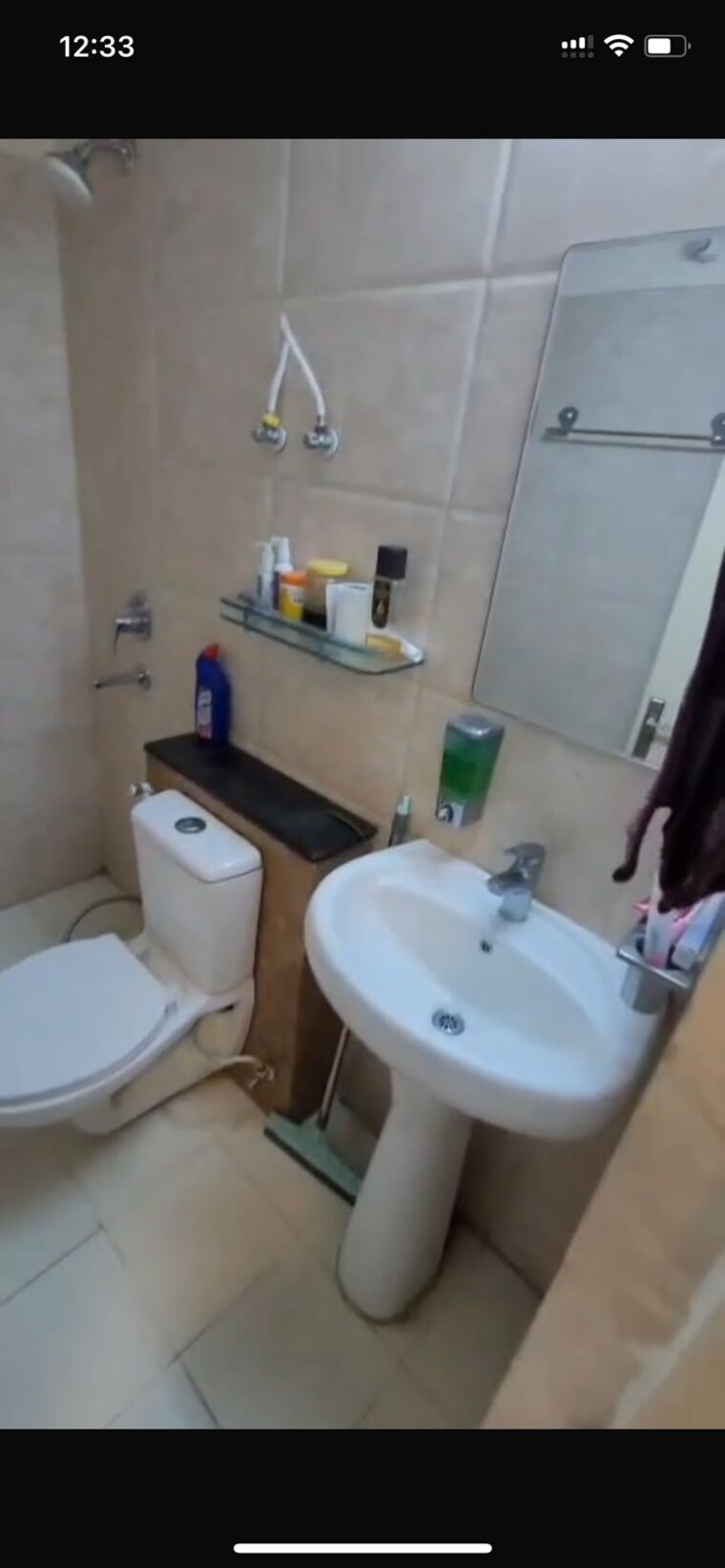 Bathroom, wave-prime-floors 3 Bedroom 1129 Sq.Ft. Builder Floor In Wave City Ghaziabad 9464840