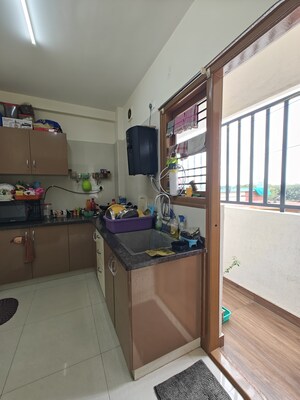 Kitchen in 1 BHK Builder Floor at Hsr Layout – for Rent