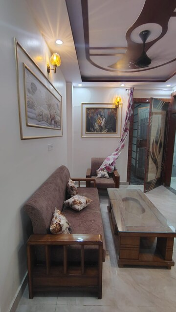 Living Room in 1 BHK Builder Floor at Dwarka Mor – for Rent