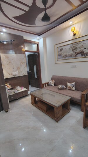 Living Room in 1 BHK Builder Floor at Dwarka Mor – for Rent