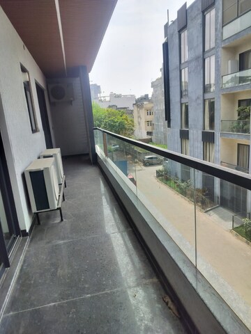 Balcony in 2.5 BHK Builder Floor at Sector 57 – for Rent