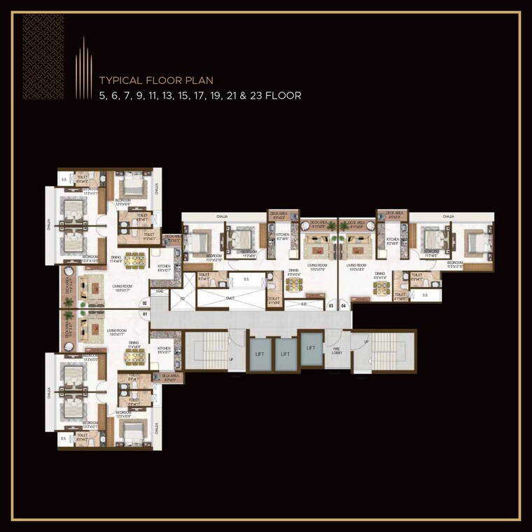 Master Plan, elite-vivanta 2 Bedroom 771 Sq.Ft. Apartment In Kharghar Sector 15 Navi Mumbai 9464912