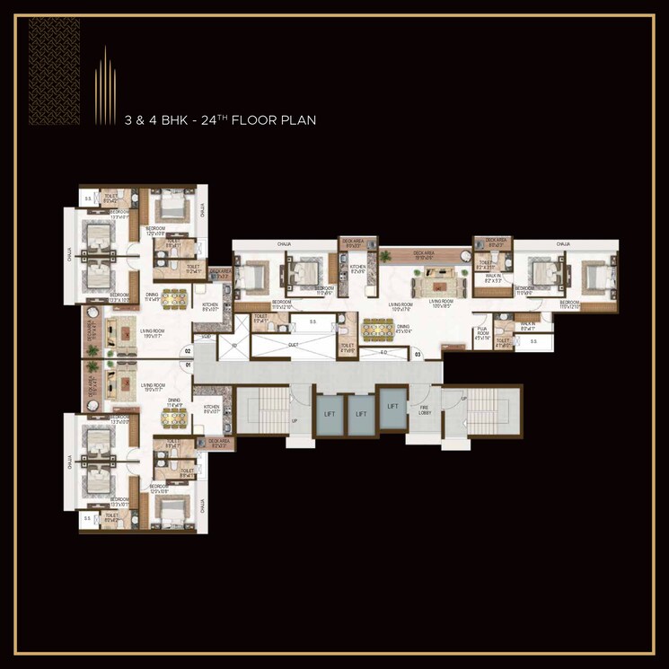Master Plan, elite-vivanta 2 Bedroom 771 Sq.Ft. Apartment In Kharghar Sector 15 Navi Mumbai 9464912