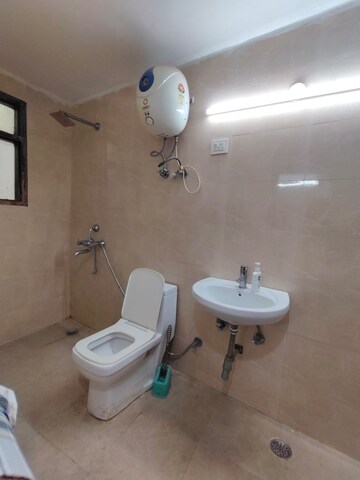 Bathroom in 2 BHK Builder Floor at Saket – for Rent