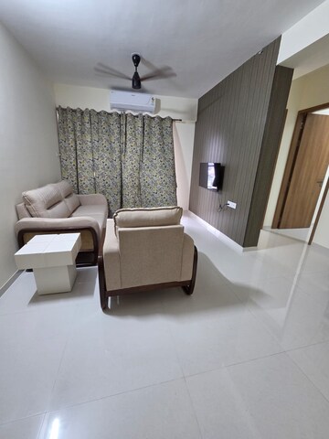 Living Room in 2 BHK Apartment at Majestique Signature Towers, Balewadi – for Rent