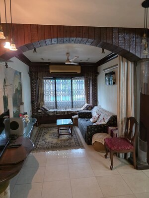 Living Room in 2 BHK Apartment at Sukratara Apartment, Vile Parle East – for Rent