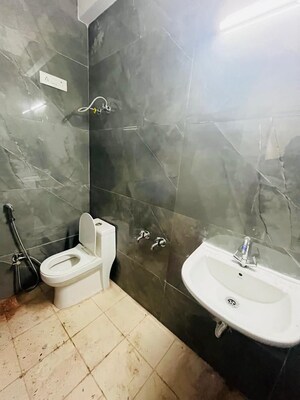 Bathroom in 1 BHK Builder Floor at Chattarpur – for Rent