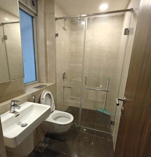 Bathroom in 3 BHK Apartment at Lodha World View, Worli – for Sale