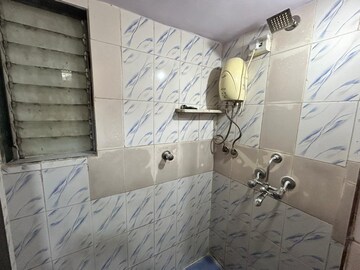 Bathroom in 1 BHK Apartment at Libra CHS, Malad West – for Rent