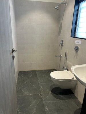 Bathroom in 2 BHK Apartment at Gajra Bhoomi Lawns, Shilphata – for Sale