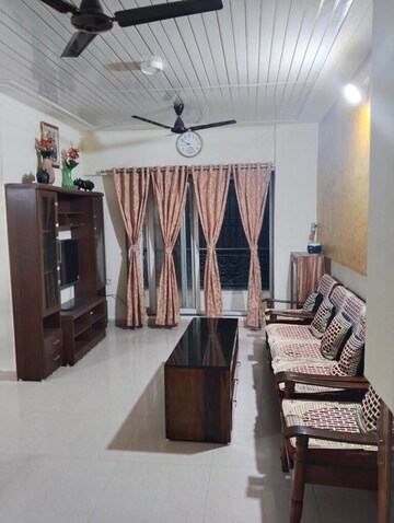 Living Room in 3 BHK Apartment at Adhiraj Magnolia, Kharghar – for Rent