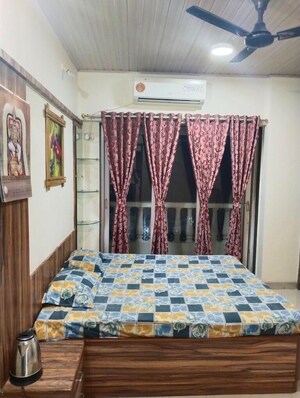 Bedroom in 3 BHK Apartment at Adhiraj Magnolia, Kharghar – for Rent