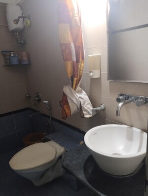 Bathroom in 3 BHK Apartment at Adhiraj Magnolia, Kharghar – for Rent