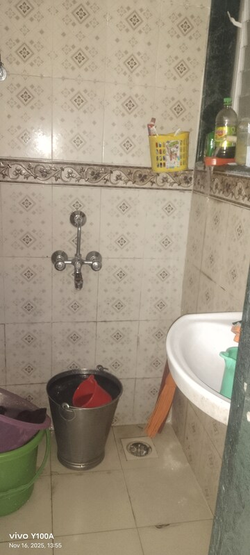 Bathroom in 1 BHK Apartment at Pantnagar Nalanda CHS, Ghatkopar East – for Rent