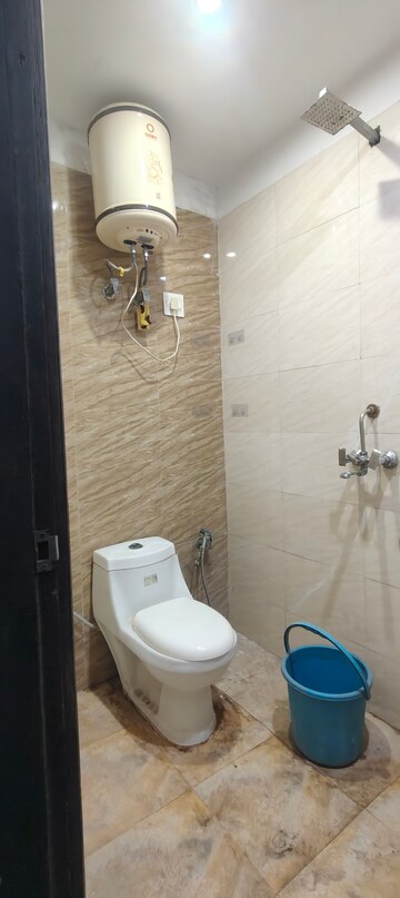 Bathroom in 1 BHK Builder Floor at Chattarpur – for Rent