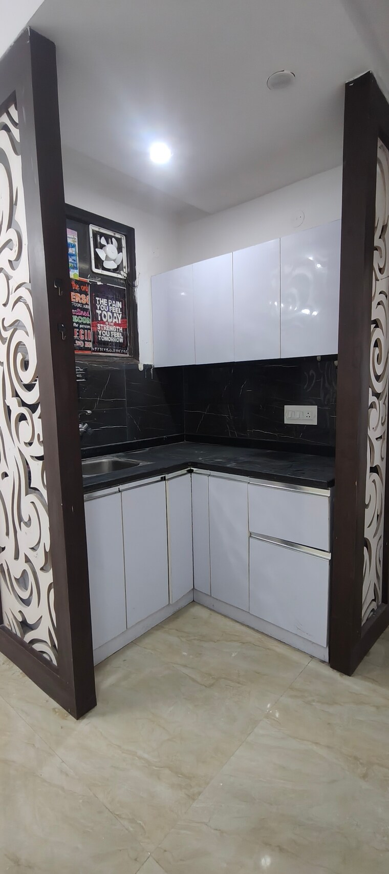 Kitchen, chattarpur 1 Bedroom 800 Sq.Ft. Builder Floor In Chattarpur Delhi 9465431