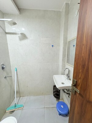 Bathroom in 1 BHK Builder Floor at Chattarpur – for Rent