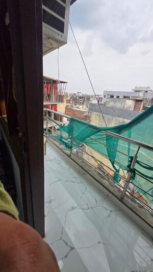 Balcony in 1 BHK Builder Floor at Freedom Fighters Enclave – for Rent