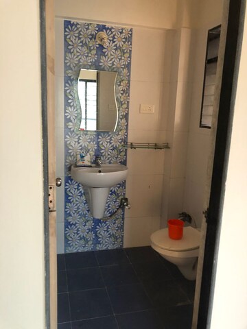 Bathroom in 2 BHK Apartment at Sawan Highness, Kharghar – for Rent