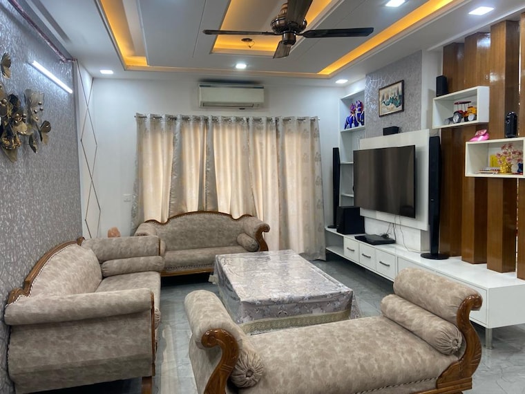 Living Room, spr-imperial-royaute 3 Bedroom 2040 Sq.Ft. Apartment In Sector 82 Faridabad 9465724