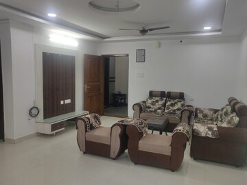 Living Room in 3 BHK Apartment at Hill View Banjara Hills, Banjara Hills – for Sale