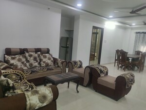Living Room in 3 BHK Apartment at Hill View Banjara Hills, Banjara Hills – for Sale