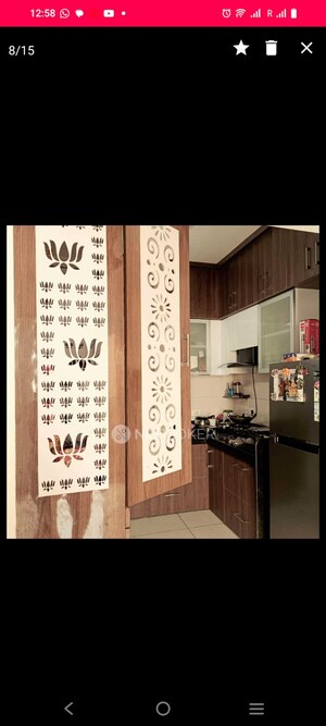 Kitchen in 2 BHK Apartment at Vilas Javdekar Yashwin Encore, Wakad – for Rent