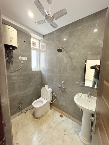 Bathroom in 3 BHK Builder Floor at Saket – for Rent