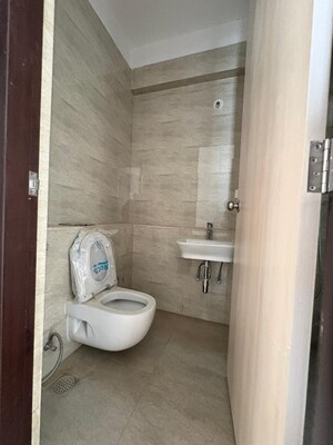 Bathroom in 3 BHK Apartment at Adani Ten BKC, Bandra East – for Rent