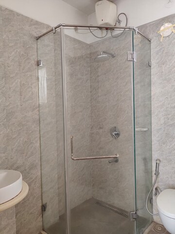 Bathroom in 3 BHK Apartment at VTP Solitaire, Baner – for Rent